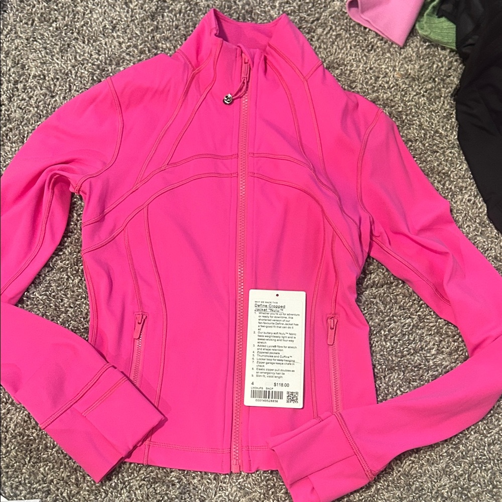 lululemon athletica Vibrant Pink Utility Jacket